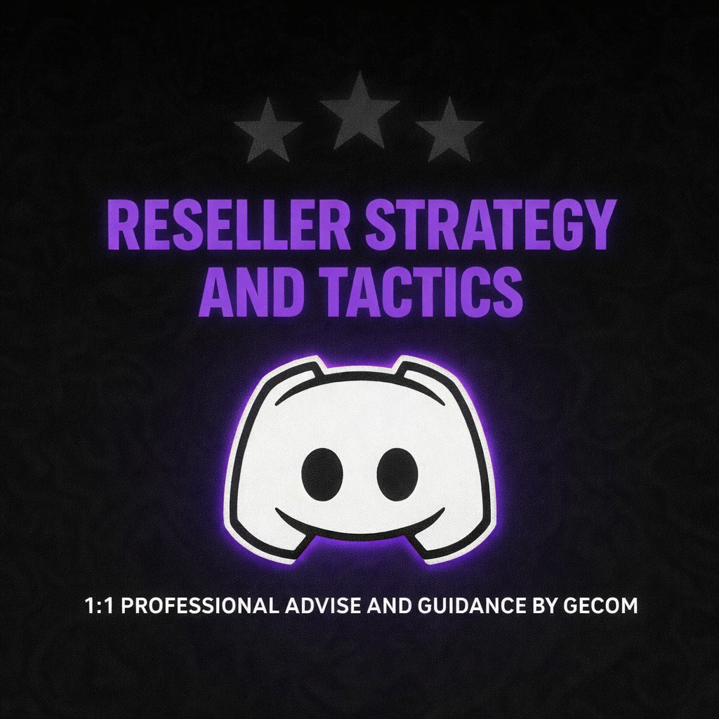 Reseller Strategy and Tactics Discord (MONTHLY) + Access To All Vendors